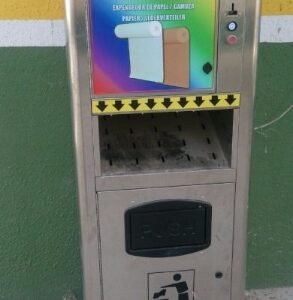Maquina expendedora de papel